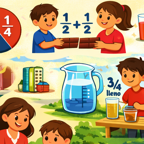 Construcción del concepto de fracción a partir de experiencias cotidianas - cuadrada